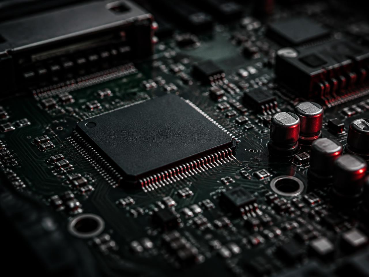 ABS ünitesi elektronik kart detayı